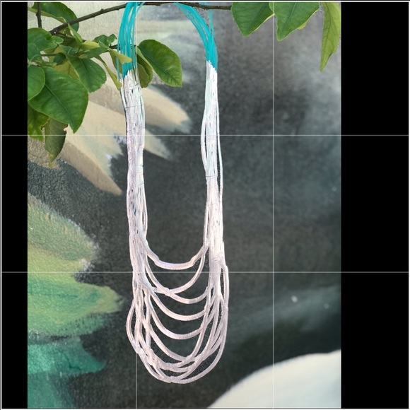 Summer Statement Necklace 🌞 | Two-Sided Waterproof Vibes. Plastic, lightweight. - Picture 6 of 9